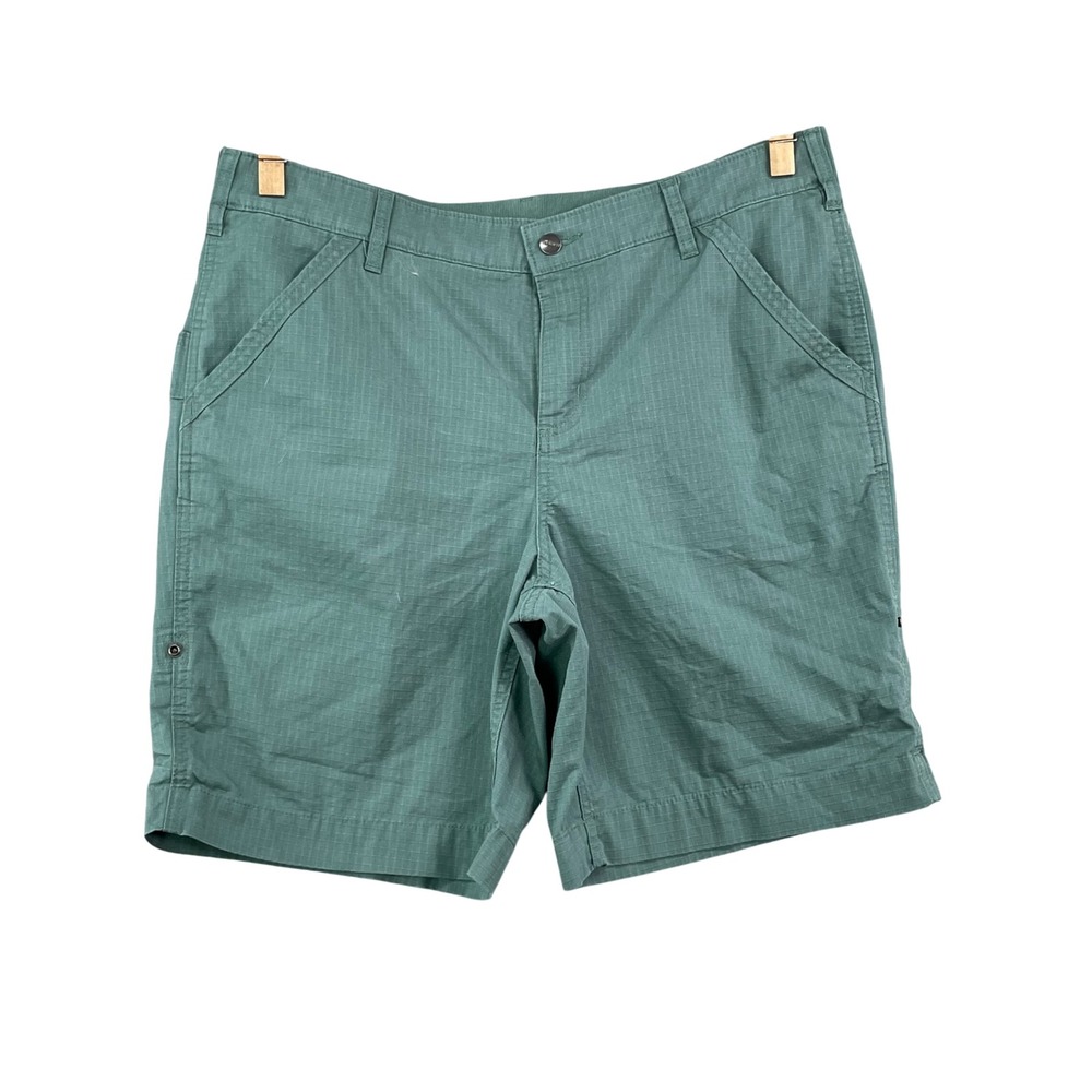 Carhartt Ripstop Shorts Womens 16 Green Utility Cargo Workwear Gorpcore Camping